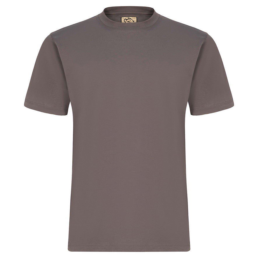 Orn Workwear Waxbill EarthPro T-Shirt with round neck in graphite.