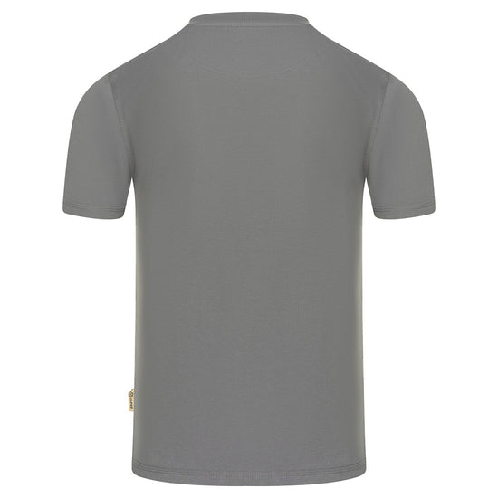 Back of Orn Workwear Waxbill EarthPro T-Shirt in graphite.