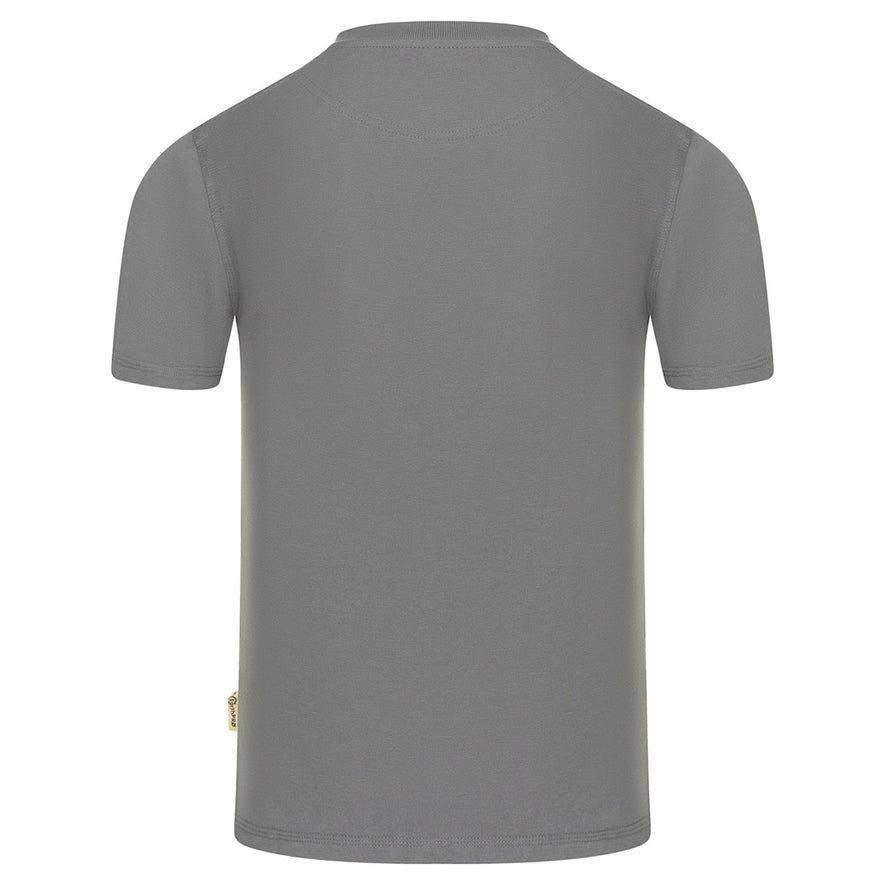 Back of Orn Workwear Waxbill EarthPro T-Shirt in graphite.