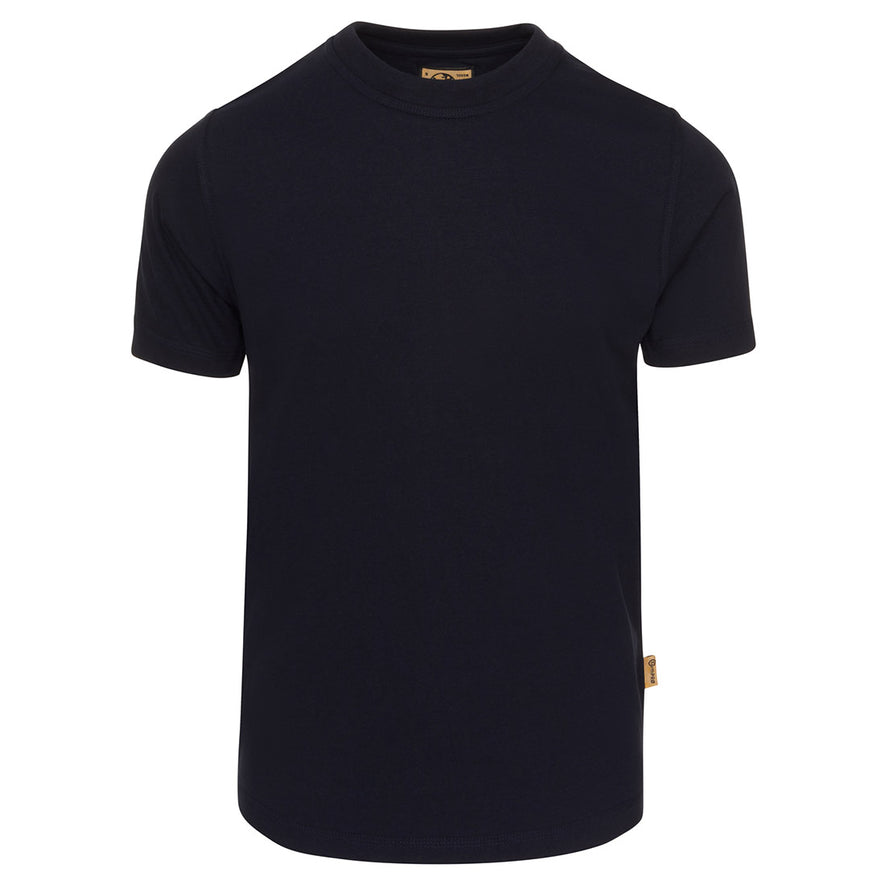 Orn Workwear Waxbill EarthPro T-Shirt with round neck in navy.