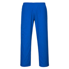 Royal Blue bakers trousers with elasticated waist.