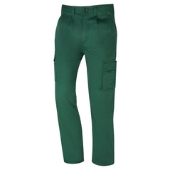 Orn Workwear ORN Condor Combat Trouser in bottle green with button fasten, belt loops and cargo style pockets.
