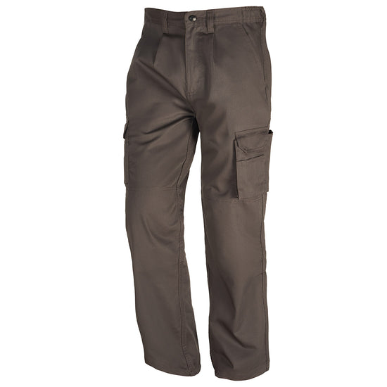 Orn Workwear ORN Condor Combat Trouser in graphite with button fasten, belt loops and cargo style pockets.