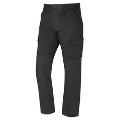 Orn Workwear ORN ladies Condor Combat Trouser in black with button fasten, belt loops and cargo style pockets.