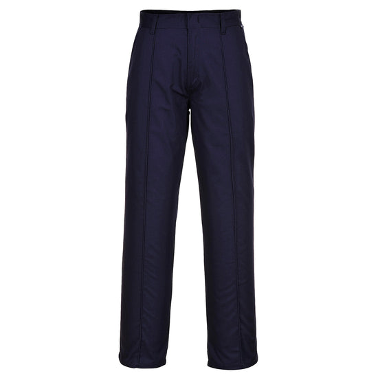 Navy portwest preston trousers. Trousers have belt loops.