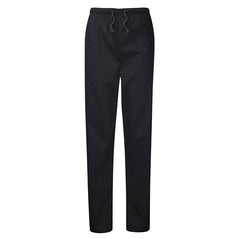 Orn Workwear Scrub Trousers in navy with pockets and drawstring fasten.