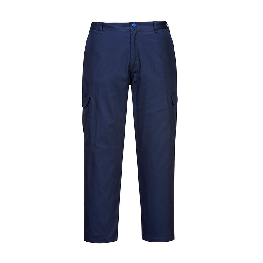 Navy Anti-Static ESD trousers with knee pockets
