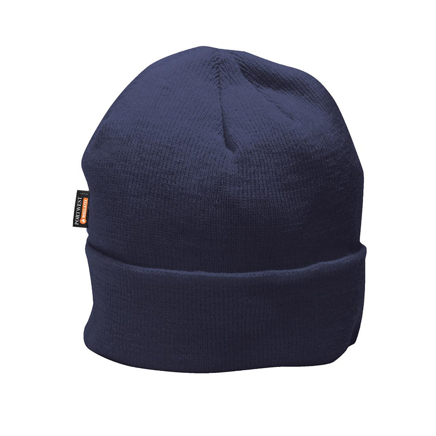 Orange Knit Cap with Insulatex Lined log tag
