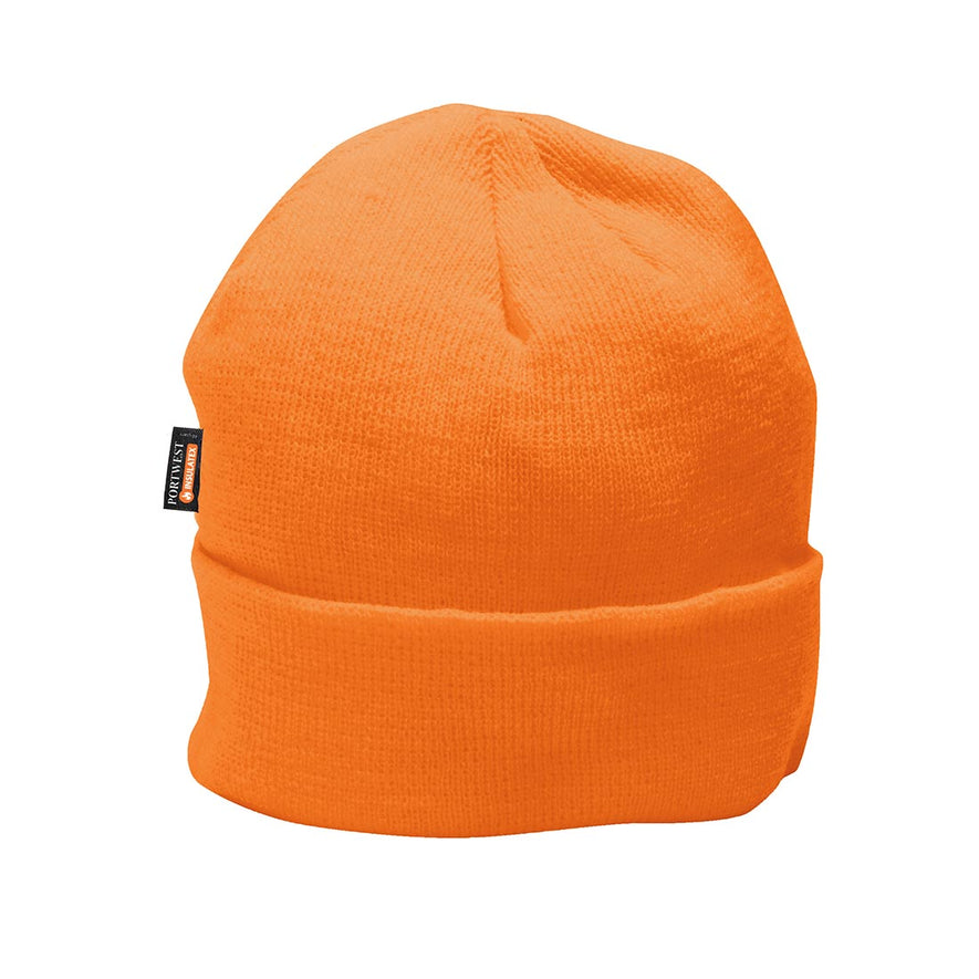 Navy Knit Cap with Insulatex Lined log tag