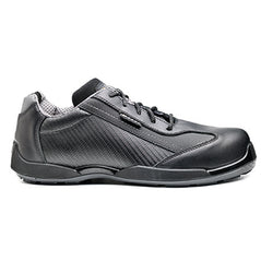 Base Diving Safety Shoe in Black with a black scuff cap, protective toe and black laces.