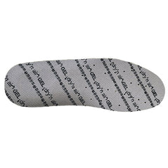 Grey Base gel Man insole with black branding.