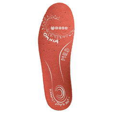 Orange Base Omina Insole with white branding contrast.