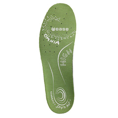Green Base Omina Insole with white branding contrast.
