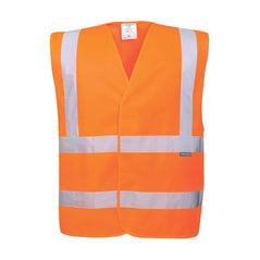 Orange Eco Hi-Vis Polyester Vest
