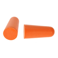Orange Portwest PU foam ear plugs. Plugs come in a pack of 200.