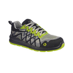 Compositelite Eco Safety Trainer S1P in black with yellow details and sole
