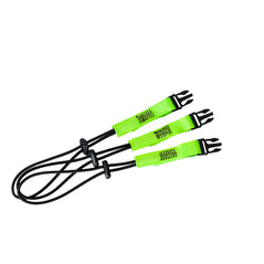 Black quick connect clips. Comes in a pack of 10 x 3 clips. Clips have green area before the clip ends.