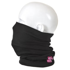 Black flame resistant anti static neck tube