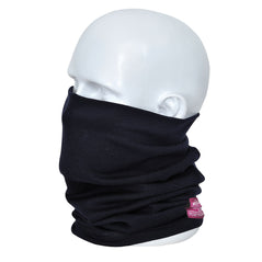 Navy flame resistant anti static neck tube