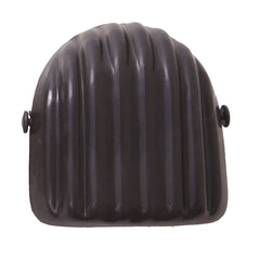 Black hi density knee pad with attachments on the side.