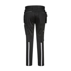Black Holster jogger with holster pockets and with detail on thigh