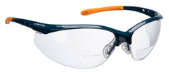 Portwest Safety Readers clear lenses with black frames and orange ends of the arms.