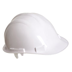 White expertise pro safety hard hat.