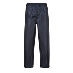 Navy classic rain trouser with elasticated waist.