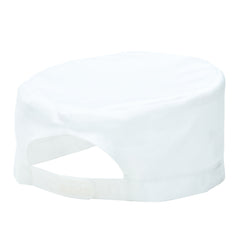 White chefs hat with snapback fasten