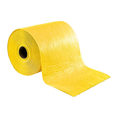 Yellow chemical spill cleaning roll.