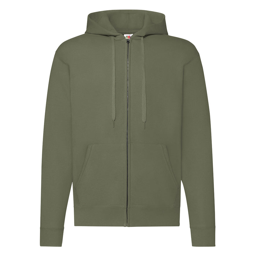 Classic 80/20 hooded sweatshirt jacket