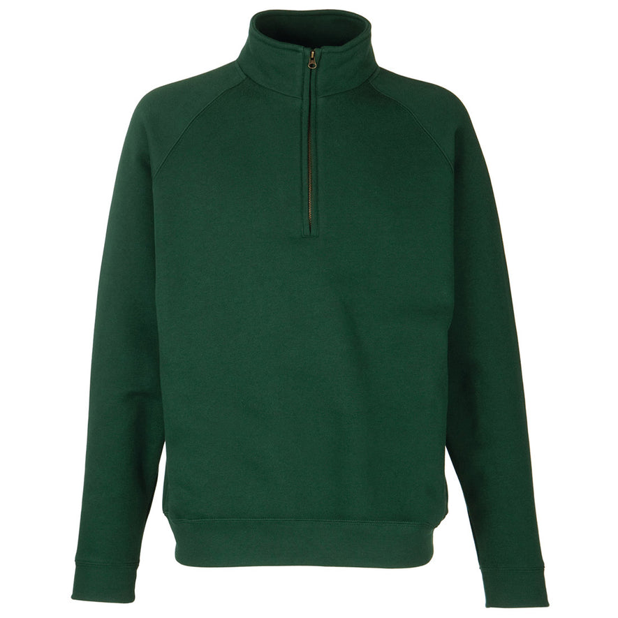 Classic 80/20 zip neck sweatshirt