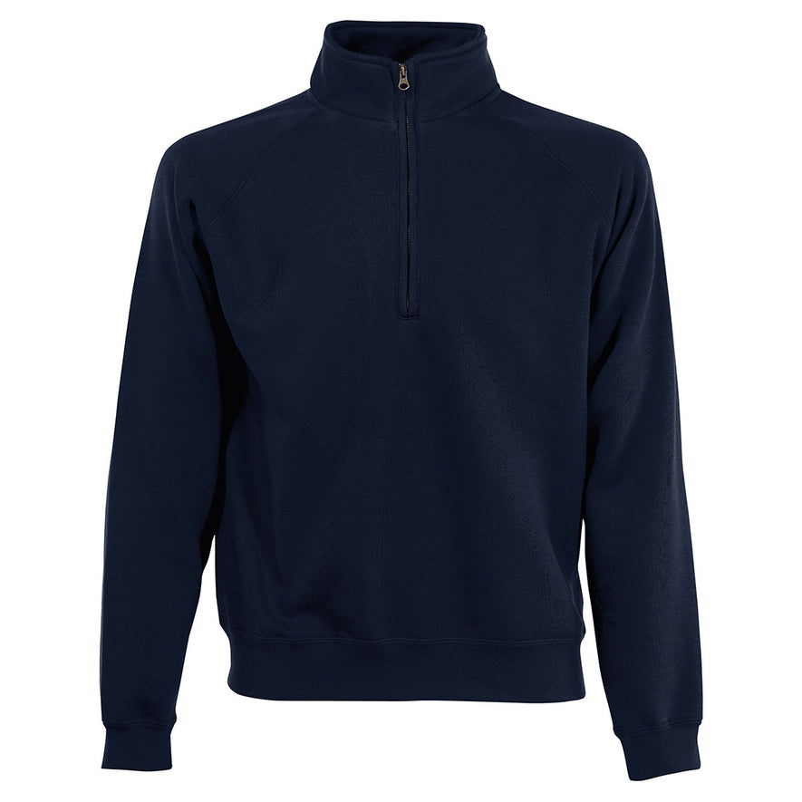 Classic 80/20 zip neck sweatshirt