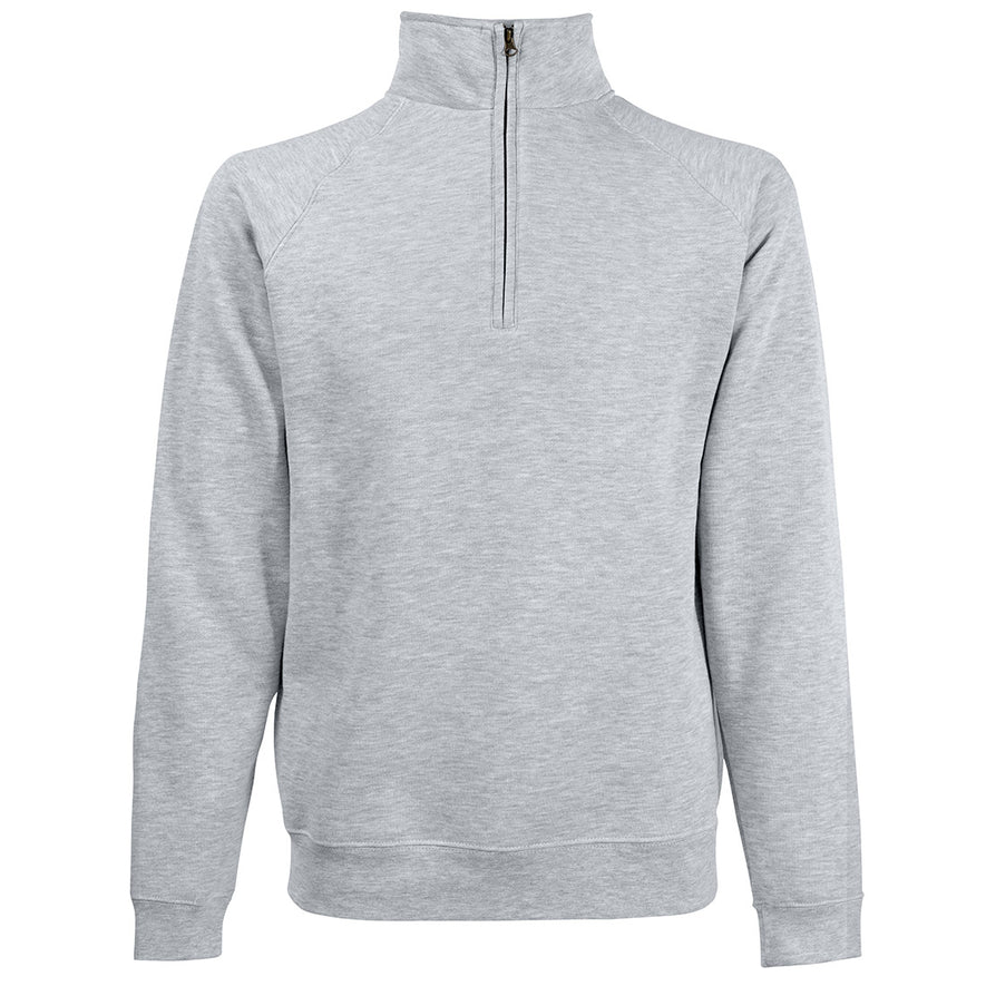 Classic 80/20 zip neck sweatshirt