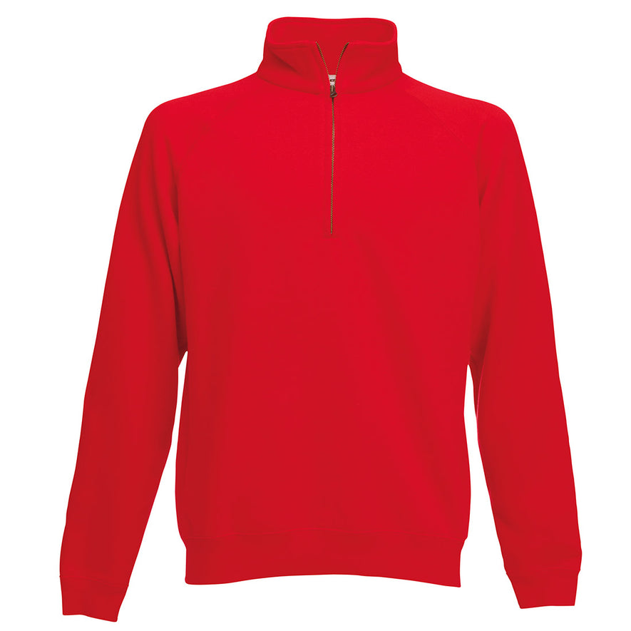 Classic 80/20 zip neck sweatshirt