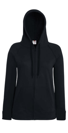 Women's lightweight hooded sweatshirt jacket