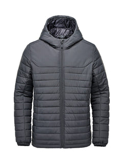 Nautilus quilted hooded jacket