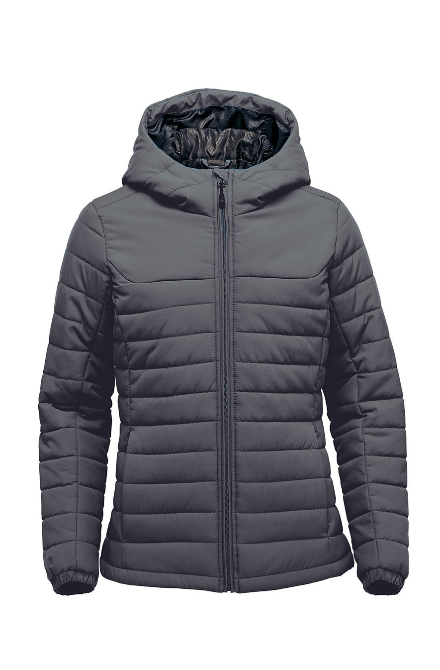 Women’s Nautilus quilted hooded jacket