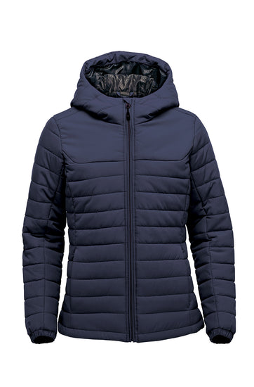 Women’s Nautilus quilted hooded jacket