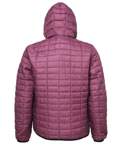 Honeycomb hooded jacket
