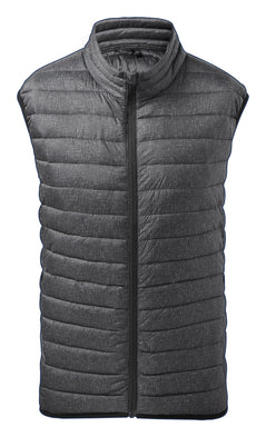 Melange padded gilet