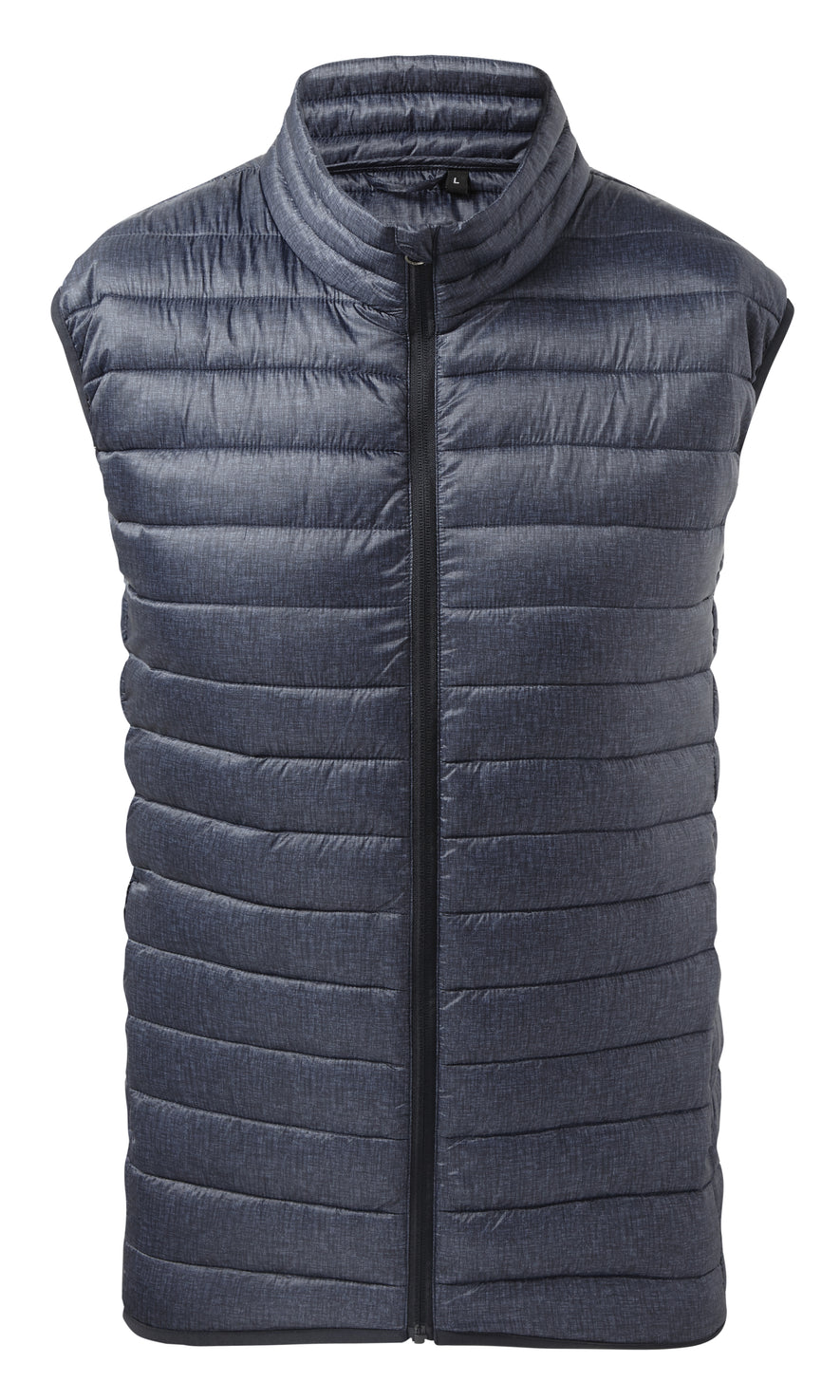 Melange padded gilet
