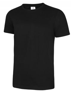Uneek Clothing UC320 - 150 GSM Olympic T-shirt short sleeve in black.
