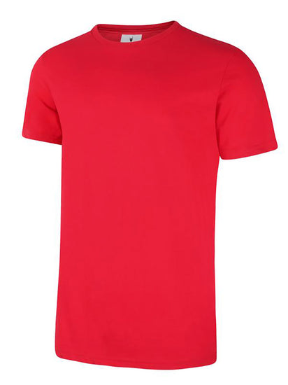 Uneek Clothing UC320 - 150 GSM Olympic T-shirt short sleeve in red.