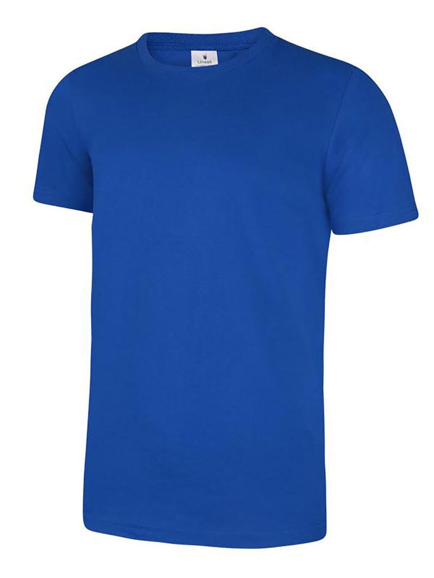 Uneek Clothing UC320 - 150 GSM Olympic T-shirt short sleeve in royal blue.