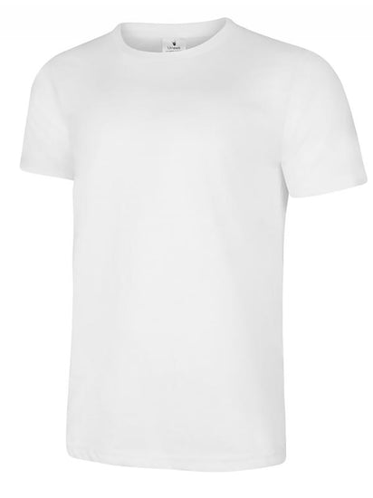 Uneek Clothing UC320 - 150 GSM Olympic T-shirt short sleeve in white.