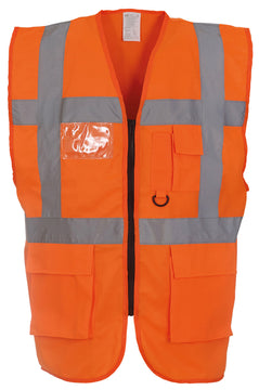 Multifunctional executive hi-vis waistcoat (HVW801)