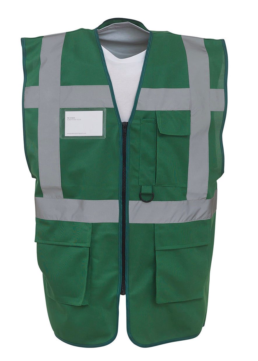Multifunctional executive hi-vis waistcoat (HVW801)