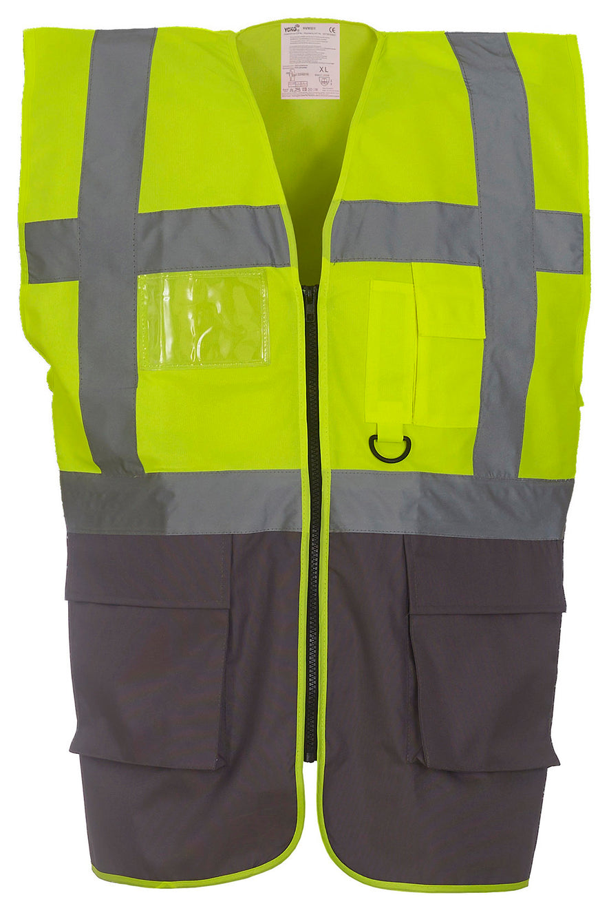 Multifunctional executive hi-vis waistcoat (HVW801)