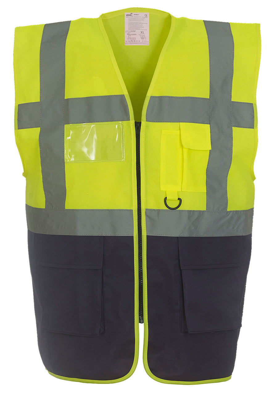 Multifunctional executive hi-vis waistcoat (HVW801)